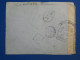 DN10  MADAGASCAR  LETTRE RARE CENSUREE  1944 BRAZZA A  RABAT MAROC + SURCH. FRANCE LIBRE  +AFF. INTERESSANT++ - Brieven En Documenten