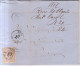 Año 1867 Edifil 96 50m Isabel II  Carta Matasellos Reus Tarragona Antonio Carol - Cartas & Documentos