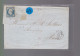 Un Timbre Napoléon III   N° 14  20 C Bleu   Sur Lettre   1854    Destination  Paris - 1853-1860 Napoléon III