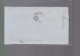 Un Timbre Napoléon III   N° 14  20 C Bleu   Sur Lettre  Amiens 1857   Destination  Paris Après Le Départ - 1853-1860 Napoléon III.