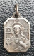 Pendentif Médaille Religieuse Années 30 "Sacré-Coeur De Jésus / Notre-Dame Du Scapulaire" Religious Medal - Religion & Esotérisme