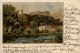 Greiz - Oberes Schloss - Litho - Greiz