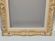 -JOLI CADRE MONTPARNASSE BOIS Sculpté Peinture VIEILLIE Blanche Pour TABLEAU     E - Other & Unclassified