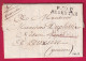 MARQUE P59P ARGENTAN ORNE 1821 INDICE 10 POUR AUXERRE YONNE LETTRE - 1801-1848: Precursors XIX