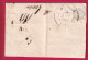 CAD TYPE 13 CHATEAUNEUF SUR SARTHE BOITE RURALE E JUVARDEIL MAINE ET LOIRE DECIME RURAL POUR ANGERS LETTRE - 1801-1848: Precursors XIX