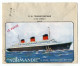 TB 4790 - PARIS 1935 - LSC - Cie Gle Transatlantique - Voyage Inaugural Paquebot S/S ¨ NORMANDIE ¨ LE HAVRE X NEW - YORK - Poste Maritime