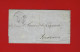 Delcampe - 1847  LETTRE Vve Ravaille  Dupré St Martin De Rhé  Ré Charente Pour Bordeaux Navire « La Caraquena » Navigation Naufrage - 1800 – 1899