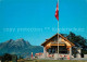 13360452 Hammetschwand Buergenstock Berghaus Schweizer Flagge Alpenblick Hammets - Otros & Sin Clasificación