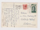 ITALY 1950s Pc W/Mi#973 (25L) EUROPA Stamp Sent TORINO To Bulgaria, Postcard TORINO Ponte Vitt. E. I, Tram, Car (40256) - 1946-60: Marcophilia