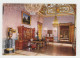 ITALY 1970s Pc W/Mi#1323 (25L) Stamp Telephone Sent NAPOLI To Bulgaria, View Postcard Palazzo Reale Interior (1987) - 1971-80: Storia Postale