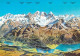 13339491 Oberengadin GR Panoramakarte Alpen Aus Der Vogelperspektive Oberengadin - Other & Unclassified