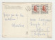 ITALY 1960s Pc W/Mi#1241 (2x20L) Stamp Music Umberto Giordano Sent To Bulgaria, Postcard PERUGIA Porta Urbica (4063) - 1961-70: Poststempel