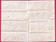 N°4 GRILLE + CURSIVE 16 CHEVANCEAUX CHARENTE INFERIEURE POUR PARIS 1851 LETTRE - 1849-1876: Periodo Clásico