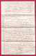 N°4 GRILLE + CURSIVE 16 CHEVANCEAUX CHARENTE INFERIEURE POUR PARIS 1851 LETTRE - 1849-1876: Periodo Classico