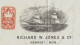 NAVIGATION BILL OF LADING 1886 RICHARD W. JONES NEWPORT Wales Pays De Galle U.K. Charbon Pour La Baie De La Trinité - 1800 – 1899