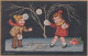 Illustrateur R.SGRILLI--1940-- Bonne Année --Bataille De Boules De Neige Entre Enfants-- - Sonstige & Ohne Zuordnung
