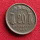 Chile 20 Centavos 1948 Chili  W ºº - Chile