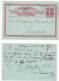 1902 CHILE Postal STATIONERY Card Santiago Conception Cover Stamps - Cile