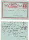 1902 CHILE Postal STATIONERY Card Santiago Conception Cover Stamps - Chili