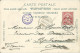 SUISSE CARTE 10c  AMBULANT N°37  POUR RIBECOURT ( OISE )  DE 1903 LETTRE COVER - Storia Postale