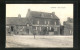 CPA Alexain, Place Principale, Hotel Du Lion D'Or Farouault  - Autres & Non Classés