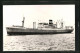 AK Passagierschiff MS Karaghistan, F. C. Strick & Co. Ltd. London  - Paquebots