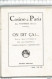 BB / Vintage / Old French Program Theater 1923 // Programme Théâtre Couv GESMAR / CASINO De Paris ON DIT CA ! // - Programs