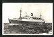 AK Passagierschiff SS Rijndam Auf See  - Paquebots