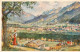 73821064 Bad Reichenhall Panorama Kuenstlerkarte Bad Reichenhall - Bad Reichenhall