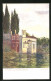 Cartolina S. Vigilio, Largo Di Garda, Gebäude Im Wasser  - Autres & Non Classés