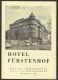 Austria - WIEN - Hotel FURSTENHOF - Brochure, Advertising Flyer - 10,5 X 15 Cm 4 Sides (see Sales Conditions)10204 - Other & Unclassified