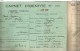 XH / Rare LIVRET AUTOMOBILE-CLUB DUNKERQUE Bicycle Club CARNET IDENTITE DOUANE 1936 GHYVELDE - Documents Historiques