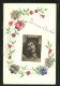 AK Briefmarkencollage Jesus Am Kreuz Und Blumen, Neujahrsgruss  - Postzegels (afbeeldingen)