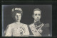 Postal Das Spanische Königspaar In Festkleidung  - Royal Families