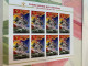 Korea Stamp 2023  Imperf Ninth Plenary Meeting Of Eighth Central Committee Of WPK Train Flags Rocket Whole Sheet - Corée Du Nord