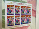 Korea Stamp 2023  Imperf Ninth Plenary Meeting Of Eighth Central Committee Of WPK Train Flags Rocket Whole Sheet - Korea, North