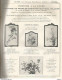 JB / Superbe PUBLICITE Ancienne LIVRET 1914 Sculpture Peinture ART NOUVEAU Décoratif Verrerie D'art Peaux Encre Plume - Publicités