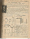 JB / Superbe PUBLICITE Ancienne LIVRET 1914 Sculpture Peinture ART NOUVEAU Décoratif Verrerie D'art Peaux Encre Plume - Publicidad