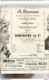 Bk / Vintage / Old French Movie Program // Programme Cinéma // RAIMU 1933 Theodor Et Cie Prejean Field - Programmes