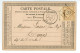 CARTE PRECURSEUR Envoyée à LASNE FRERES Négociant à TROYES 10 AUBE Envoi De THOUVENIN De SOISSONS 02 AISNE - 1849-1876: Klassik