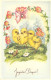 Joyeuses Paques - Poussins Escargot       Q 2551 - Easter