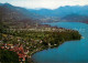 13246534 Caslano Luganersee Alpenpanorama Fliegeraufnahme Caslano - Other & Unclassified