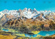 13234380 Oberengadin GR Umgebungskarte Alpenpanorama Aus Der Vogelperspektive Ob - Sonstige & Ohne Zuordnung