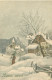 Illustrateur Vienne - Bonne Année - Paysage Pere Noel - Neige En Relief    Q 2552 - Nouvel An