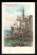 Lithographie Camogli, Riviera, Panorama  - Andere & Zonder Classificatie