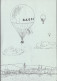 BALLON BASEL SUISSE - CARTE DU BALLON, VIGNETTES EN BLOC DE 4, VOIR LES SCANNERS - Airships