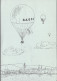 BALLON BASEL SUISSE - CARTE DU BALLON, VIGNETTES EN BLOC DE 4, VOIR LES SCANNERS - Fesselballons