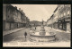 CPA Yssingeaux, La Fontaine Et La Place Du Foiral, Groupe D`enfants  - Yssingeaux