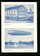 AK Friedrichshafen A. B., Gasthof Zur Traube, Schloss Und Graf Zeppelin  - Luchtschepen