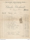 M11 / RARE Facture épicerie Fine ALGERIE BONE 1900 Charles EBERHARDT Rue Negrier Mesmer - Old Professions